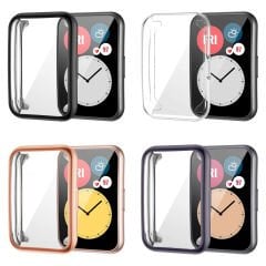 Microcase Huawei Watch Fit 2 Önü Kapalı Tasarım Silikon Kılıf - AL3173