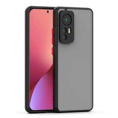 Microcase Xiaomi Redmi Note 12S 4G London Serisi Darbeye Dayanıklı Kılıf - Siyah AL3415