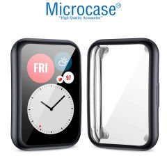 Microcase Huawei Watch Fit 2 Önü Kapalı Tasarım Silikon Kılıf - AL3173