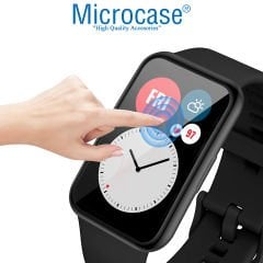 Microcase Huawei Watch Fit 2 Önü Kapalı Tasarım Silikon Kılıf - AL3173