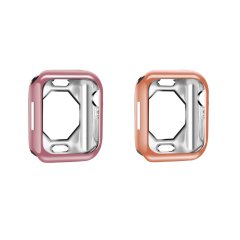 Microcase Apple Watch 7 45 mm Önü Açık Tasarım Parlak Silikon Kılıf