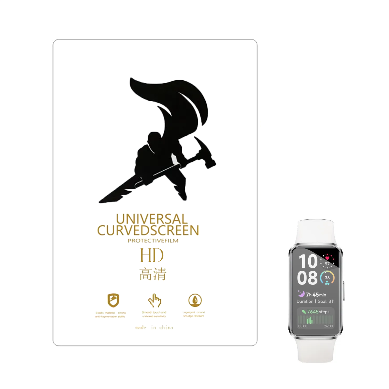 Microcase Huawei Band 10 ile uyumlu TPU Ekran Koruma Filmi - EKM109