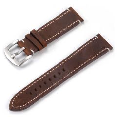 Microcase Honor Watch 4 için Tokalı Suni Süet Deri Görünümünde Kordon Kayış - KY86