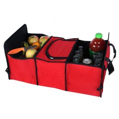 Microcase 5 lt Termal Gıda Taşıyıcı Buzluk Bölmeli Organizer Plaj Kamp Seyahat Çantası - AL2972 Kırmızı