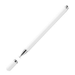 Microcase Universal Telefon Tablet iPad Disk Uçlu Stylus Pen Dokunmatik Kalem - AL3461 Beyaz