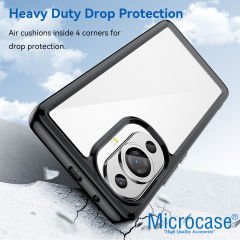 Microcase Huawei Nova 11 Pro Shield Serisi Darbeye Dayanıklı Yarı Esnek Plastik TPU Kılıf - AL8100