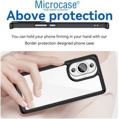 Microcase Huawei Nova 11 Pro Shield Serisi Darbeye Dayanıklı Yarı Esnek Plastik TPU Kılıf - AL8100