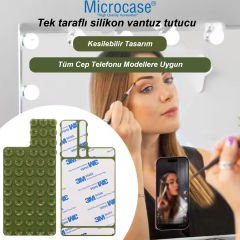 Microcase Vantuzlu Kesilebilir Silikon Cep Telefonu Sabitleme Yapıştırma Pedi AL4795