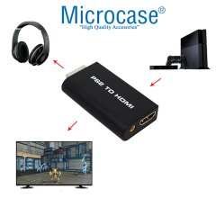 Microcase PlayStation 2 HDMI Adaptör Dönüştürücü - PS2 to HDMI