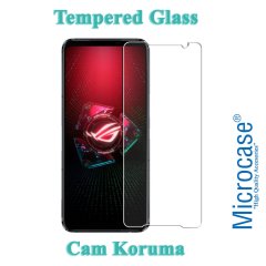 Microcase Asus ROG Phone 5 Tempered Glass Cam Ekran Koruyucu