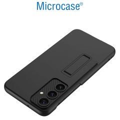 Microcase Samsung Galaxy S24  ile uyumlu Standlı Sert Plastik Mat Kılıf - AL3566