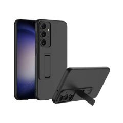 Microcase Samsung Galaxy S24  ile uyumlu Standlı Sert Plastik Mat Kılıf - AL3566
