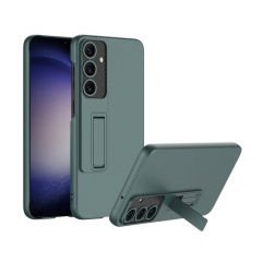 Microcase Samsung Galaxy S24  ile uyumlu Standlı Sert Plastik Mat Kılıf - AL3566