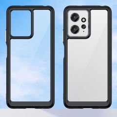 Microcase Xiaomi Redmi 12 4G Shield Serisi Darbeye Dayanıklı Yarı Esnek Plastik TPU Kılıf - AL8100