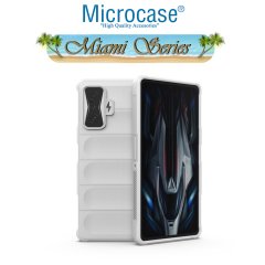 Microcase Xiaomi Redmi K50 Gaming Miami Serisi Darbeye Dayanıklı Silikon Kılıf - Beyaz
