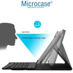 Microcase iPad Air 5. Nesil 10.9 Bluetooth Klavyeli Standlı Kılıf - BKK1