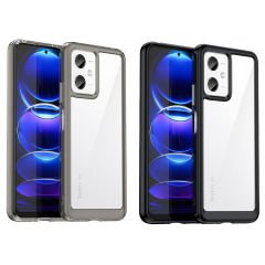 Microcase Xiaomi Redmi Note 12R Pro 6.67 inch Shield Serisi Darbeye Dayanıklı Yarı Esnek Plastik TPU Kılıf - AL8100