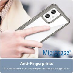 Microcase Xiaomi Redmi Note 12R Pro 6.67 inch Shield Serisi Darbeye Dayanıklı Yarı Esnek Plastik TPU Kılıf - AL8100