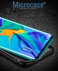 Microcase Huawei P40 Pro Elektrocase Serisi Kamera Korumalı Silikon Kılıf - Siyah