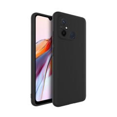 Microcase Xiaomi Poco C55 / Redmi 12C / Redmi 11A Elektrocase Serisi Silikon Kılıf - Siyah AL3340