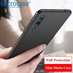Microcase Xiaomi Mi 10 Elektrocase Serisi Kamera Korumalı Silikon Kılıf - Siyah