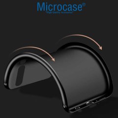 Microcase Xiaomi Mi 10 Elektrocase Serisi Kamera Korumalı Silikon Kılıf - Siyah