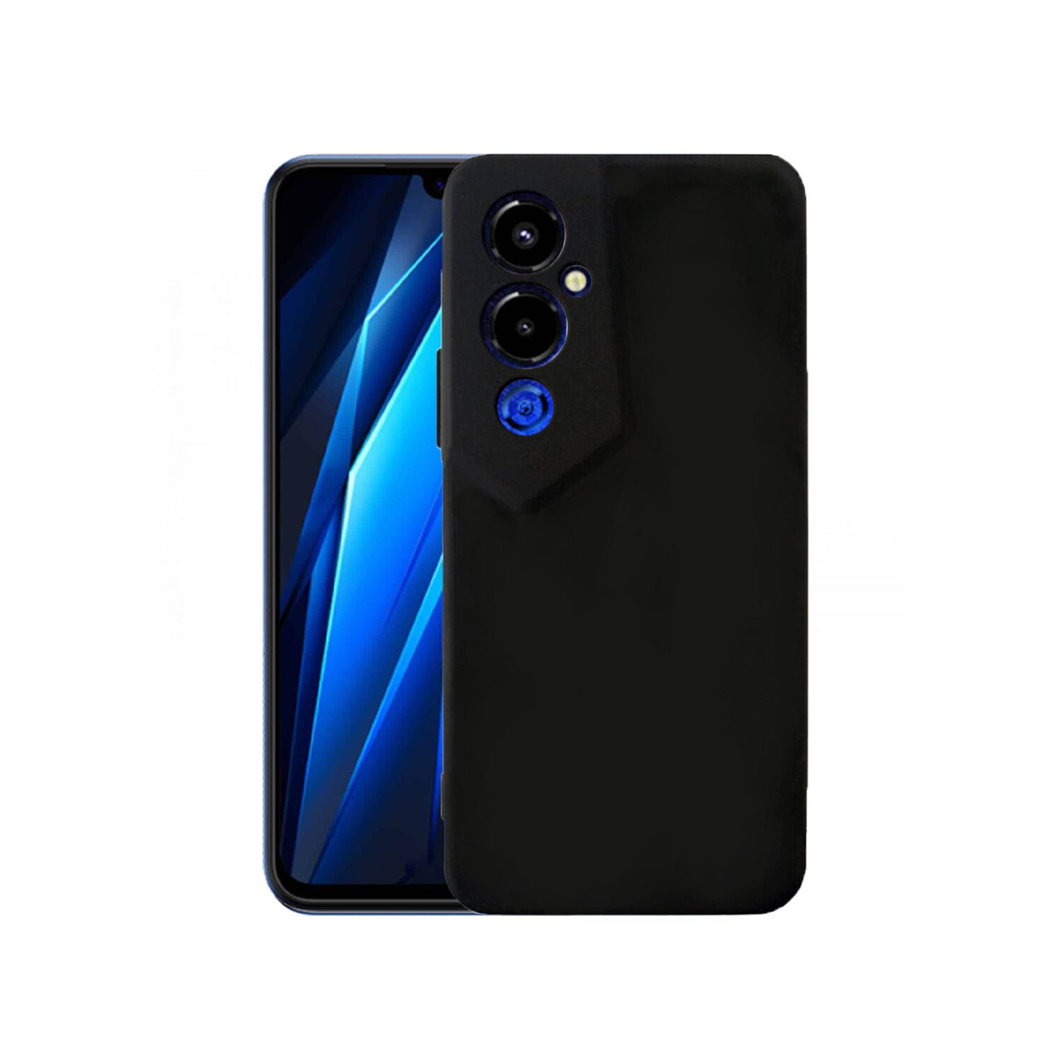 Microcase Tecno Pova 4 Pro 6.67 inch Elektrocase Serisi Silikon Kılıf - Siyah AL3340