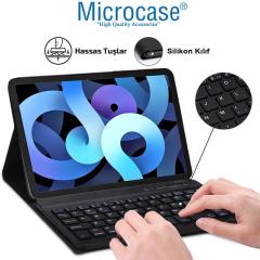 Microcase iPad Air 5. Nesil 10.9 Bluetooth Klavyeli Standlı Kılıf - BKK4