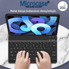 Microcase iPad Air 5. Nesil 10.9 Bluetooth Klavyeli Standlı Kılıf - BKK4