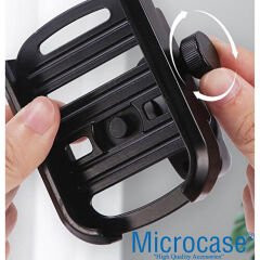 Microcase Ayarlanabilir Alüminyum Bisiklet Motosiklet Elektrikli Scooter Gidon Telefon Tutucu - AL4153