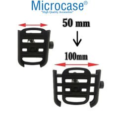 Microcase Ayarlanabilir Alüminyum Bisiklet Motosiklet Elektrikli Scooter Gidon Telefon Tutucu - AL4153