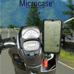 Microcase Ayarlanabilir Alüminyum Bisiklet Motosiklet Elektrikli Scooter Gidon Telefon Tutucu - AL4153