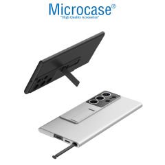 Microcase Samsung Galaxy S24 Ultra    ile uyumlu Standlı Sert Plastik Mat Kılıf - AL3566