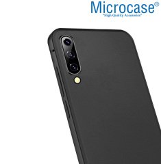 Microcase Huawei P Smart Pro 2019 Elektrocase Serisi Kamera Korumalı TPU Silikon Kılıf - Siyah