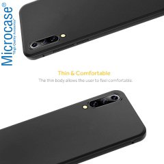 Microcase Huawei P Smart Pro 2019 Elektrocase Serisi Kamera Korumalı TPU Silikon Kılıf - Siyah