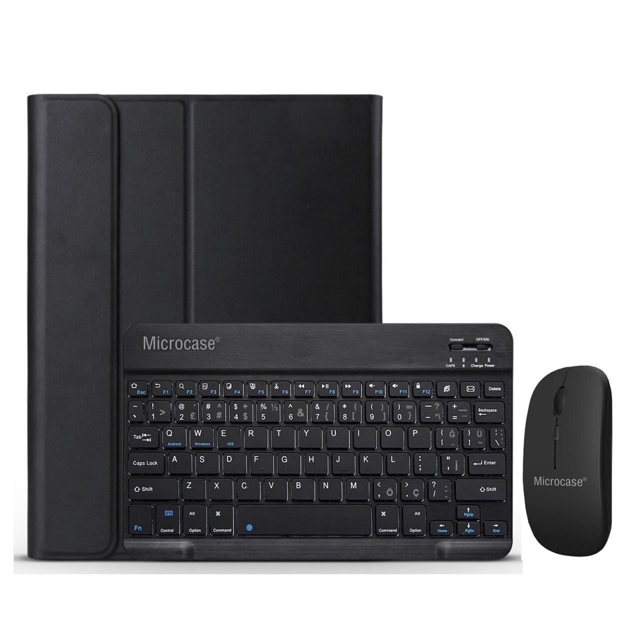 Microcase iPad Air 5. Nesil 10.9 Bluetooth Klavye+Mouse+Standlı Kılıf BKK6