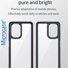 Microcase Xiaomi Poco C51 Shield Serisi Darbeye Dayanıklı Yarı Esnek Plastik TPU Kılıf - AL8100