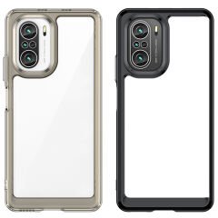 Microcase Xiaomi Poco C51 Shield Serisi Darbeye Dayanıklı Yarı Esnek Plastik TPU Kılıf - AL8100