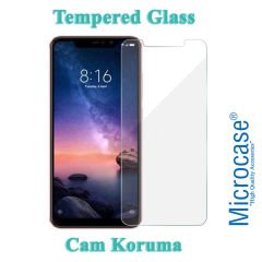 Microcase Xiaomi Redmi Note 6 Pro Maxy Serisi Carbon Fiber Silikon Kılıf - Siyah + Tempered Glass Cam Koruma (SEÇENEKLİ)