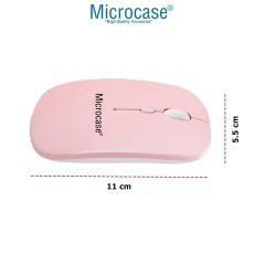 Microcase Xiaomi Pad 7/Pad 7 Pro inch ile Uyumlu Tablet Çanta+Türkçe Bluetooth Klavye +Mouse+ Standı - Pembe AL4382