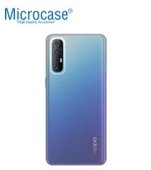 Microcase Oppo Reno 3 (4G) 9 0.2 mm İnce Soft Silikon Kılıf - Şeffaf