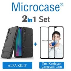 Huawei P Smart 2019 Alfa Serisi Armor Standlı Kılıf + CAM (SEÇİN)