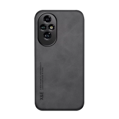 Microcase Honor 200 Pro için Luxury Leather Series Deri Desenli Plastik Koruma Kılıf - AL8125
