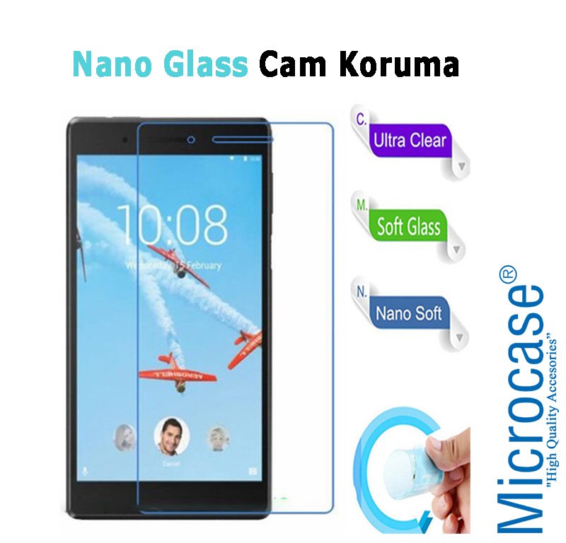 Microcase Lenovo Tab 7 HD 7504 Tablet Nano Glass Cam Ekran Koruma
