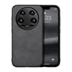 Microcase Xiaomi 14 Ultra  için Luxury Leather Series Deri Desenli Plastik Koruma Kılıf - AL8125