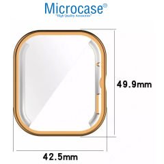 Microcase Xiaomi Redmi Watch 4  Önü Kapalı Silikon Kılıf - AL3173