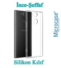 Sony Xperia XA2 Ultra İnce Silikon Kılıf + 3D Curved Cam - Siyah