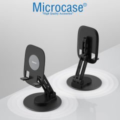 Microcase 360 Derece Dönerli Katlanabilir Masaüstü Telefon Tutucu Metal Stand -  AL4155