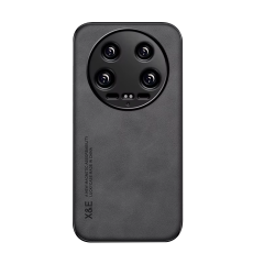 Microcase Xiaomi 14 Ultra için Luxury Leather Series Deri Desenli Plastik Koruma Kılıf - AL8125