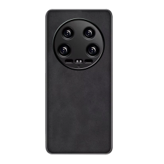 Microcase Xiaomi 14 Ultra için Luxury Leather Series Deri Desenli Plastik Koruma Kılıf - AL8125